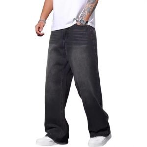 Alternative view of Men's Straight-Leg Jeans – Relaxed Fit Casual Denim