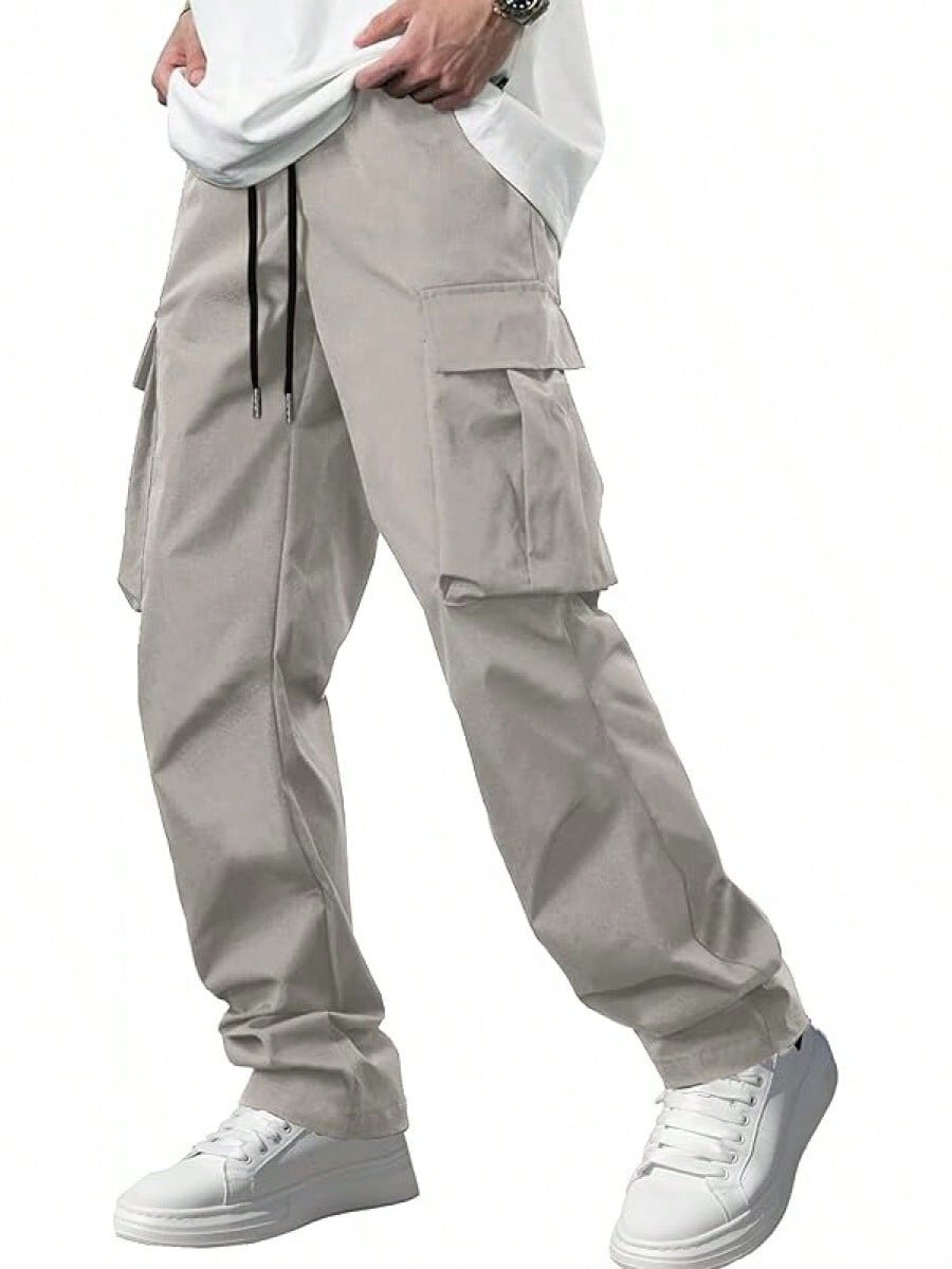 Men's Cargo Pants – Multi-Pocket Relaxed Fit Casual Workwear - Image 8