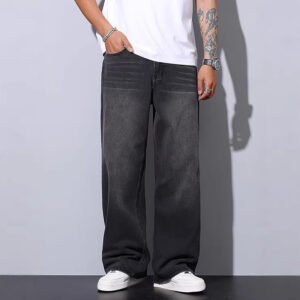Men's Straight-Leg Jeans – Relaxed Fit Casual Denim